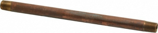 MERIT BRASS Merit Brass 2004-800BSPT Brass Pipe Nipple 1/4 Bspt 8 in