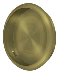 DELTANA Deltana FP221RU5 Flush Pull Round Antique Brass