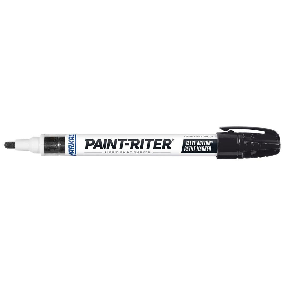 MILWAUKEE Markal 96823 Liquid Paint Marker Bullet Tip Black