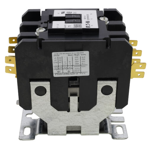 EATON Eaton C25FNF375T 24 VAC 50/60 Hz Coil 75 A Inductive 90 A Resistive Frame F Open Enclosure 3-Pole Non-Reversing Definite Purpose Contactor
