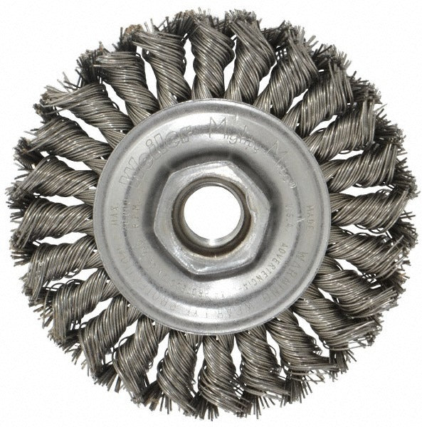 WEILER Weiler 94642 Knotted Wire Wheel Brush 4 Inch 20000 Rpm