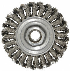 WEILER Weiler 94642 Knotted Wire Wheel Brush 4 Inch 20000 Rpm