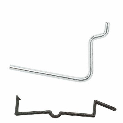NATIONAL HARDWARE National Mfg N180-005 Galvanized Angle Hook 2.5 in 6 Pack