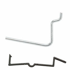 NATIONAL HARDWARE National Mfg N180-005 Galvanized Angle Hook 2.5 in 6 Pack