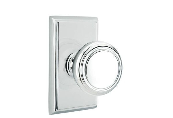 EMTEK Emtek 8221NWUS26 Norwich Knob Privacy Set Polished Chrome