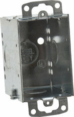 THOMAS & BETTS Thomas Betts CW-1/2 Steel Switch Box 1 Gang 5 Knockouts