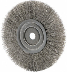 WEILER Weiler 01808 8 Inch Crimped Wire Wheel Brush Stainless Steel