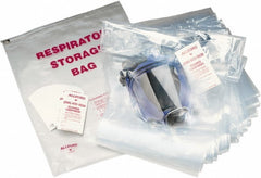 ALLEGRO INDUSTRIES Allegro 4001-06 Respirator Storage Bag Polyester Clear