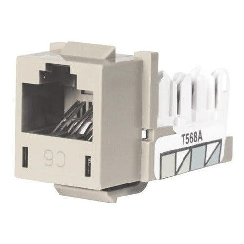 HUBBELL Hubbell Premise Wiring HXJ6OW24 Cat6 Keystone Jack