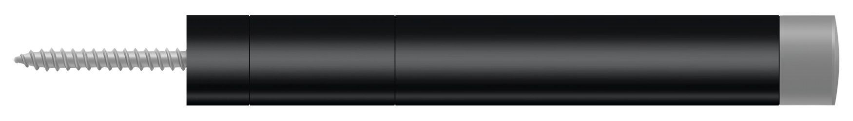 DELTANA Deltana BDS450U19 Baseboard Door Bumper Black