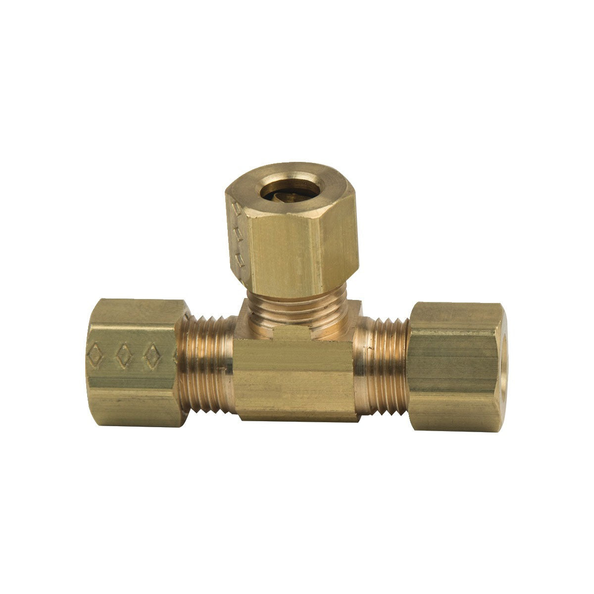 BRASSCRAFT Brasscraft 64-4X Compression Tee 1/4 Inch Brass