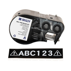 BRADY Brady 170841 Label Printer Cartridge 1 in White on Black