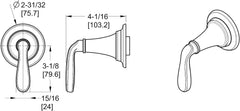 PFISTER Pfister 016MG0K Northcott Diverter Trim (1 Handle) 016-MG0K