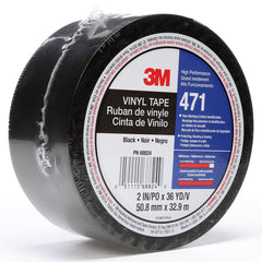 3M 3M 7100044330 Vinyl Tape 471 2 in x 36 yd 5.2 mil (24 Rolls)