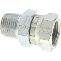 EATON Eaton 2045-6-6S Pipe Adapter 3/8-18 Mnpt X Fnpsm Steel