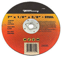 FORNEY Forney 71892 Type 1 Metal Cutting Wheel 7in X 1/8in