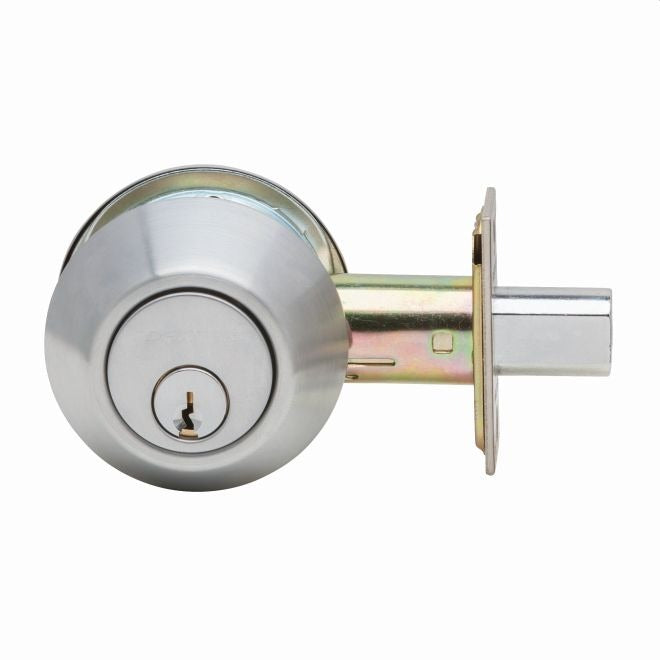 DEXTER COMMERCIAL Dexter Commercial DB1000DCT626KDC Grade 1 Deadbolt Satin Chrome