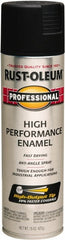 RUST-OLEUM Rust-oleum 239107 Rustproof Enamel Spray 15 Oz Black Semi-gloss