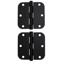 EMTEK Emtek 91033US19 Steel Door Hinge Pair Flat Black 3.5in