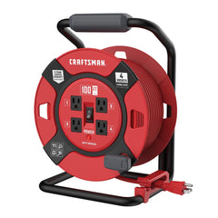 CRAFTSMAN Craftsman CMXCRPA14100 Cord Reel 100 Ft 14 Awg 4 Outlet