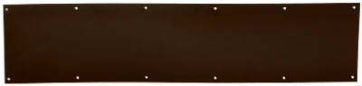 SCHLAGE Schlage Lock Co SC8400B-716 6x30 Aged Bronze Kick Plate