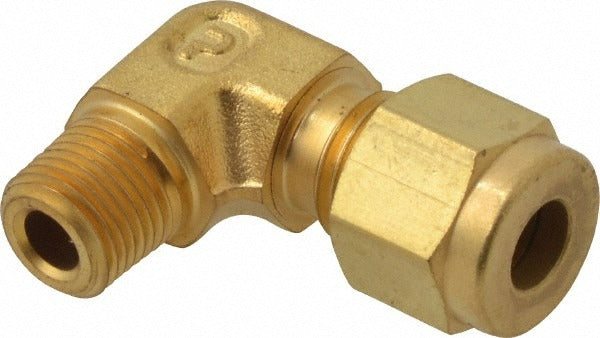PARKER Parker 4-2 Cbz-b Compression Male Elbow 1/8 Inch Brass