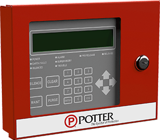 POTTER ELECTRIC SIGNAL Potter Electric Signal ra-6500 Lcd Remote Annunciator