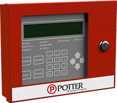 POTTER ELECTRIC SIGNAL Potter Electric Signal ra-6500 Lcd Remote Annunciator