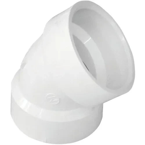 IPEX Ipex 192522P Canplas 2 In. Hub x Hub Schedule 40 45 Deg Short Radius Dwv Pvc Elbow (45 Deg)