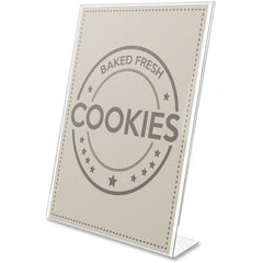 DEFLECTO Deflecto DEF879701 Anti-Glare Slanted Portrait Sign Holder (8.5 x 11 in)
