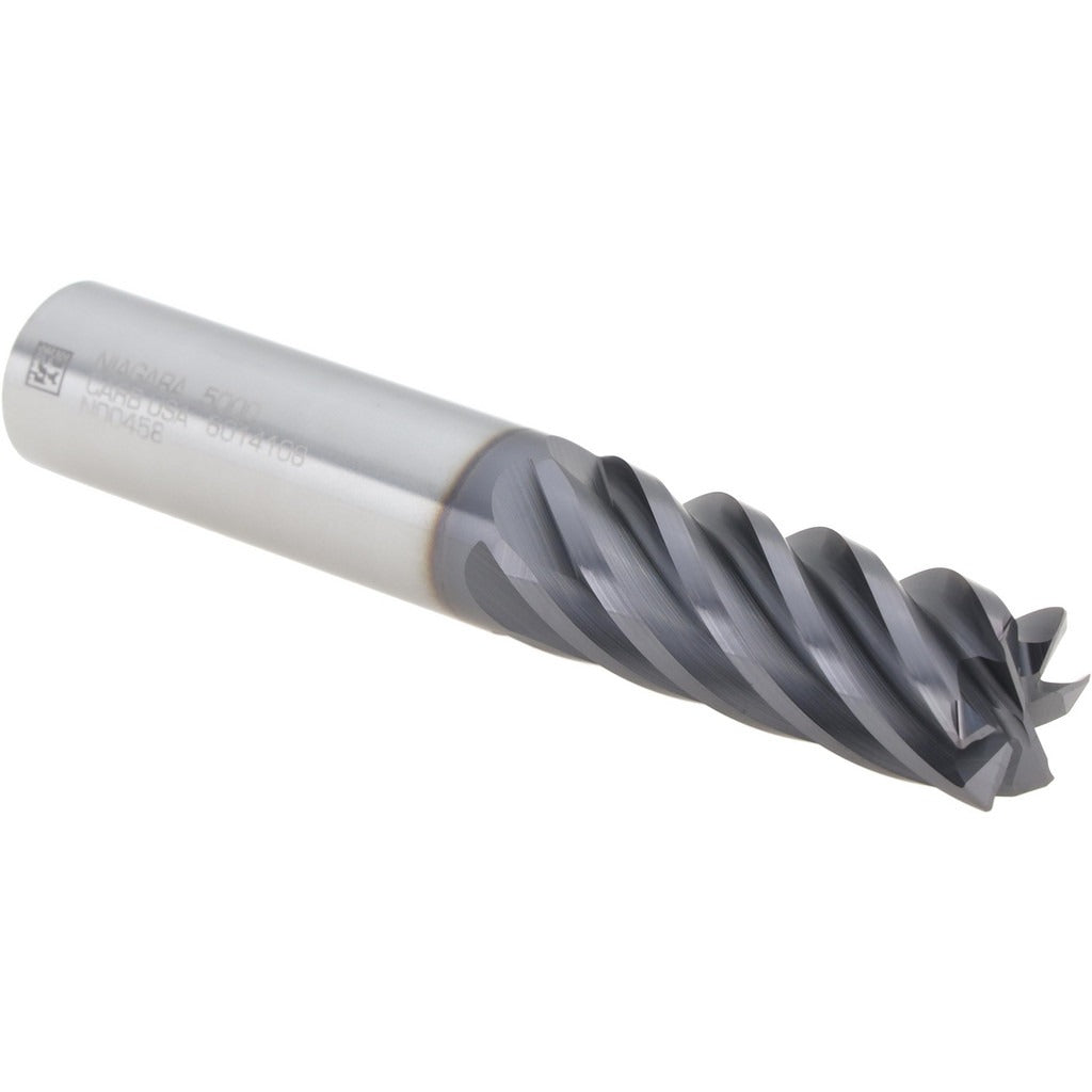 SECO TOOLS Seco 03007646 Corner Radius End Mill 0.5 in 6 Flute Altin