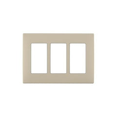 LEVITON Leviton Telcom REWP3-NS 3-gang Snap-on Wallplate