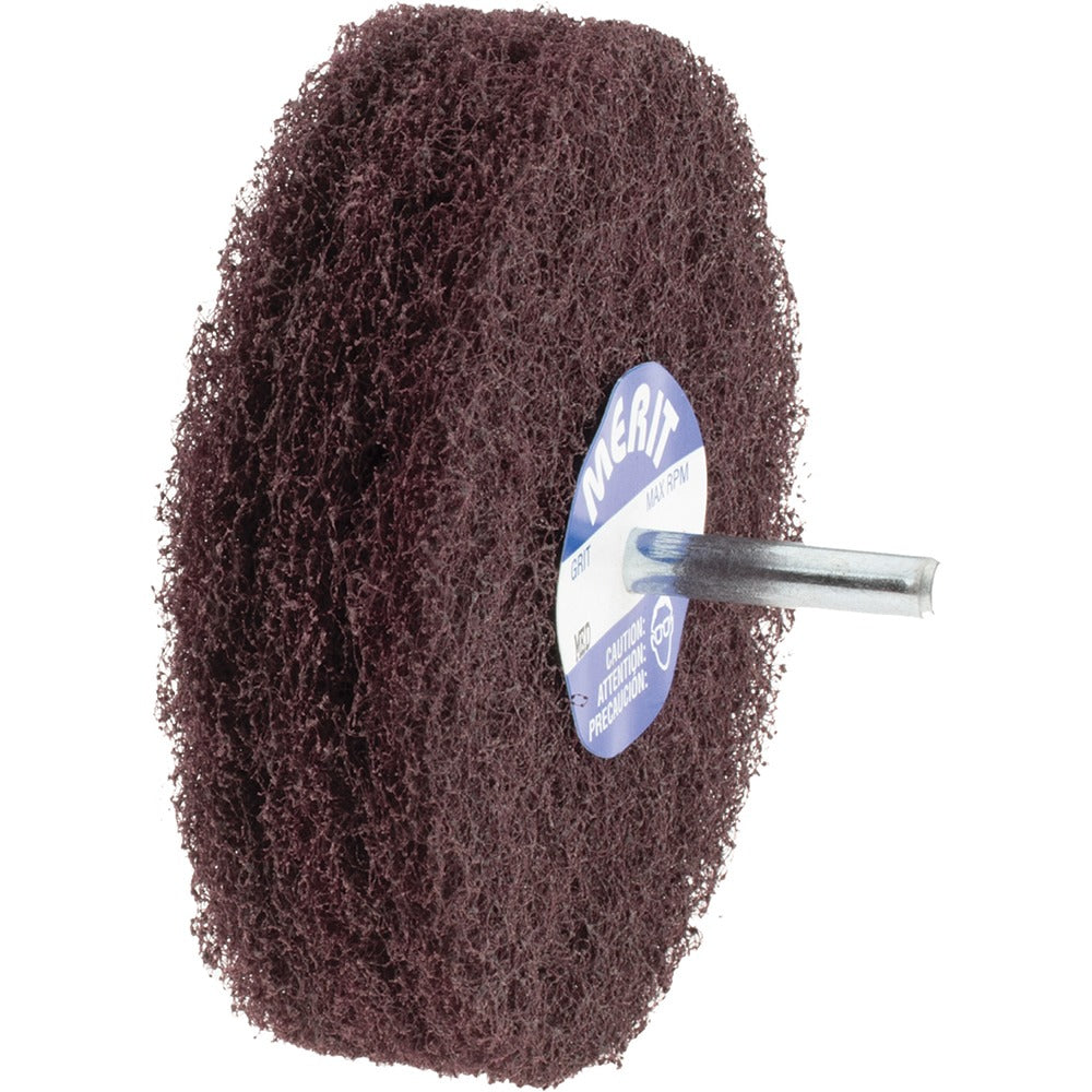 MERIT Merit Abrasives 08834131989 Scrubber Buffing Wheel 4in
