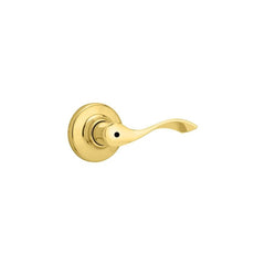 KWIKSET Kwikset 300BL-3 Balboa Lever Privacy Door Lock Bright Brass