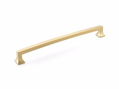 SCHAUB Schaub 539-SSB Appliance Pull 15 in Menlo Park Satin Brass