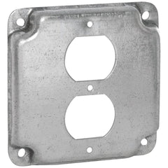 SOUTHWIRE Southwire G1938-UPC Duplex Receptacle 4 in x 4 in Square Device Cover (Each)