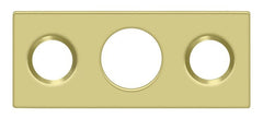 DELTANA Deltana SP7FBR3 Strike Plate 7 Inch Flush Bolt Bright Brass