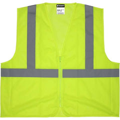 MCR SAFETY Mcr Safety V2CL2MLZM Class Ii Safety Vest Medium Lime