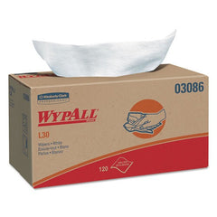 KIMBERLY-CLARK Kimberly-Clark KCC03086 L30 Wipers 10 x 9 120 per box 10 boxes per carton