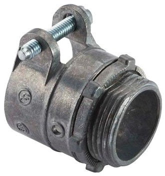 HALEX Halex 90420 3/8 in. straight squeeze armored cable/conduit connector (Pack)