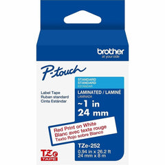 BROTHER Brother BRTTZE252G P-touch TZe Laminated Label Tape 0.94 in x 26.2 ft (1 Each)