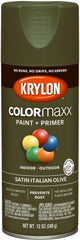 KRYLON Krylon K05566007 Satin Spray Paint 12 Oz Italian Olive