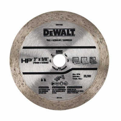 DEWALT Dewalt Accessories DW47350 3 Inch Continuous Tile Blade