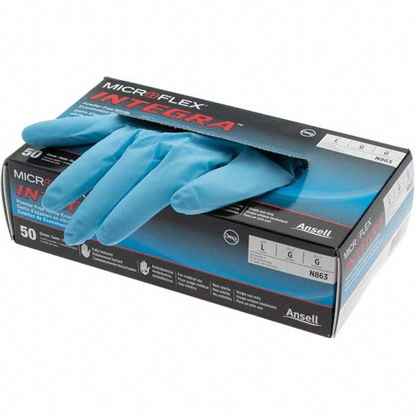ANSELL Ansell N863 Nitrile Gloves 6.7 Mil Large Powder-free 50