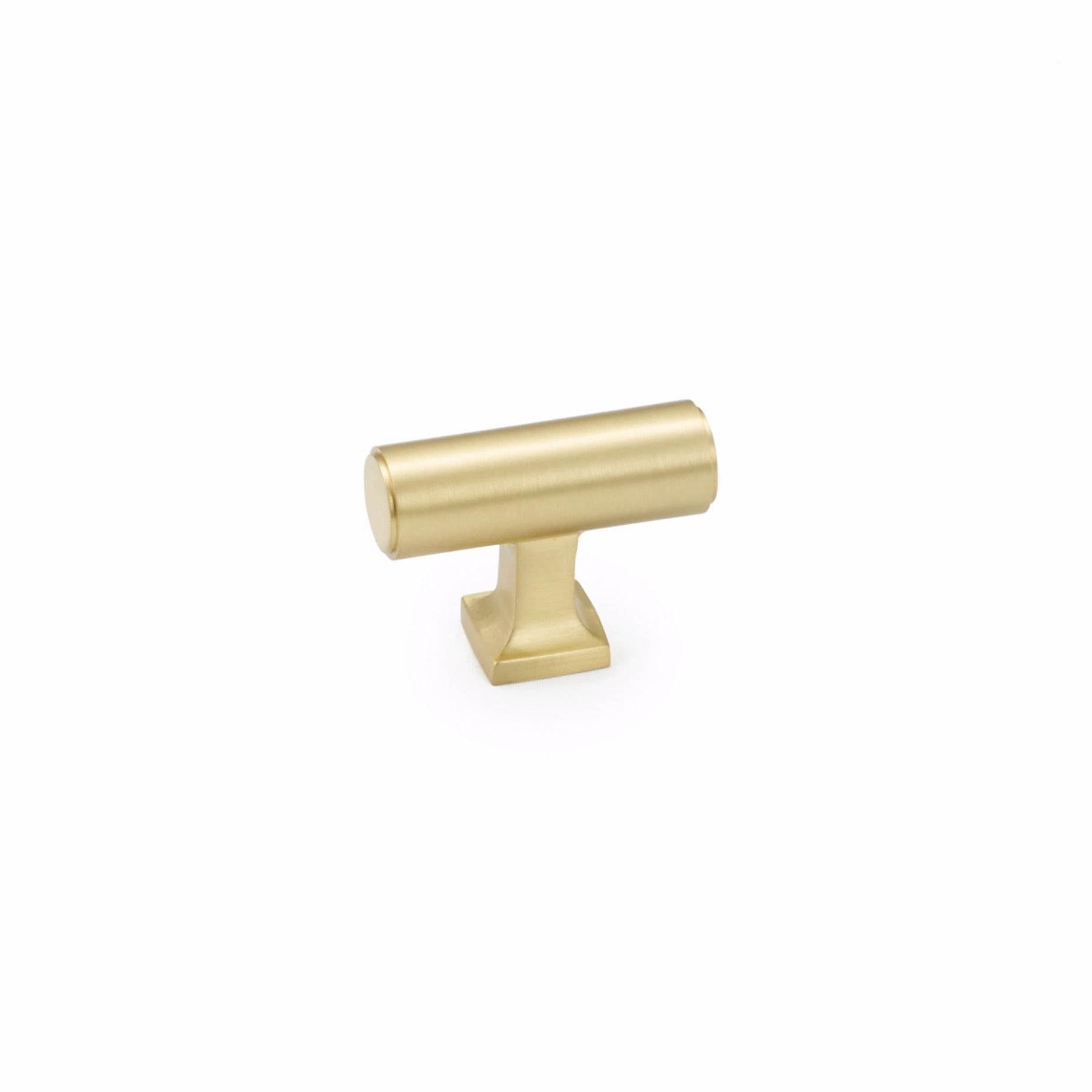 SCHAUB Schaub 473-SB Cabinet T Knob Satin Brass