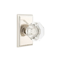 EMTEK Emtek 8121OTUS14 Old Town Glass Passage Knob Polished Nickel