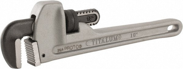 PROTO Proto J810A Straight Pipe Wrench 10 in Aluminum