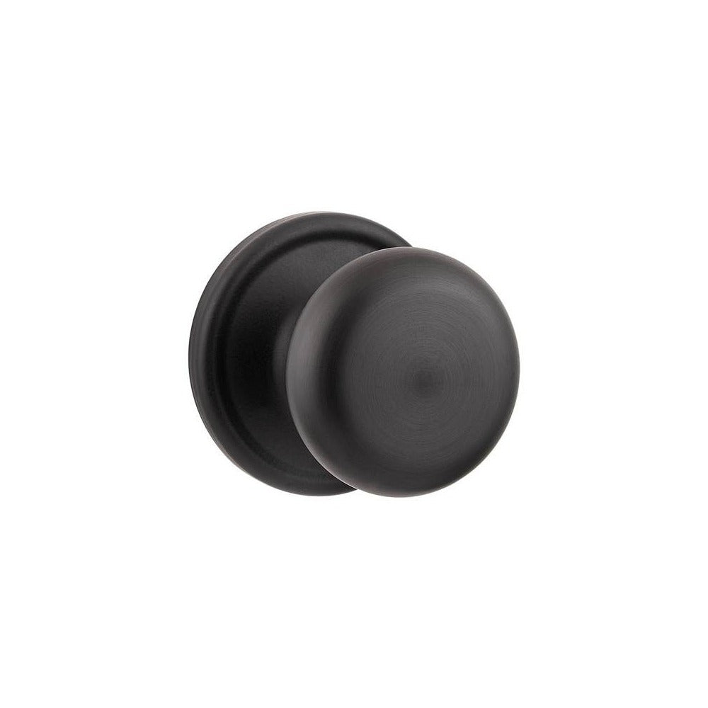 KWIKSET Kwikset 720H-514 Hancock Knob Passage Door Lock Matte Black