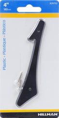 HILLMAN Hillman Fasteners 839752 Black Plastic House Number 1 4in
