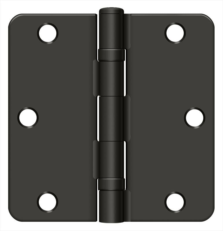 DELTANA Deltana S35R4BB10B Ball Bearing Radius Hinge Oil Rubbed Bronze